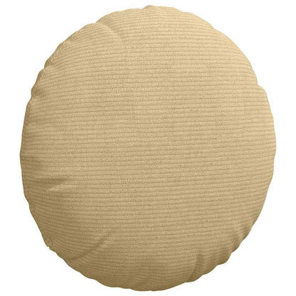 Cuscini per Seduta 2 pcs Grigio Verde Ã˜ 40 cm Tessuto in Cords