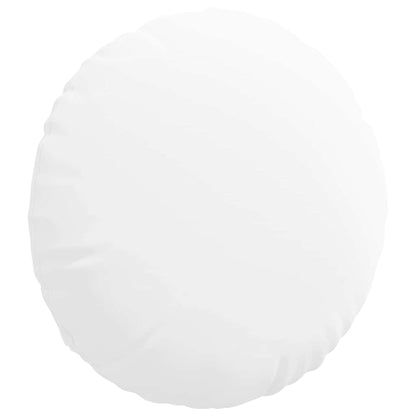 Cuscini per Seduta 2 pcs Bianco Ã˜50 x 19 cm Tessuto