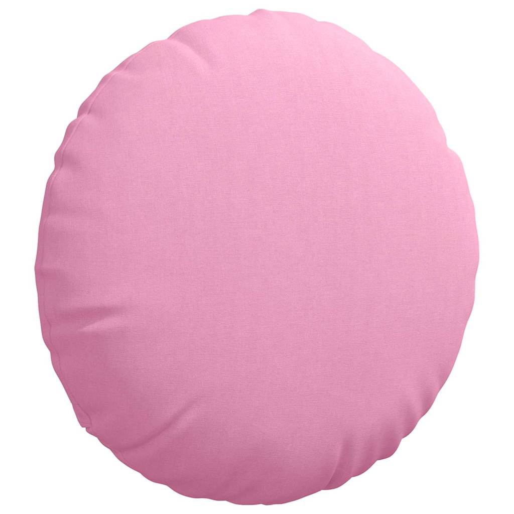 Cuscini per Seduta 2 pcs Rosa Ã˜60 x 21 cm Tessuto