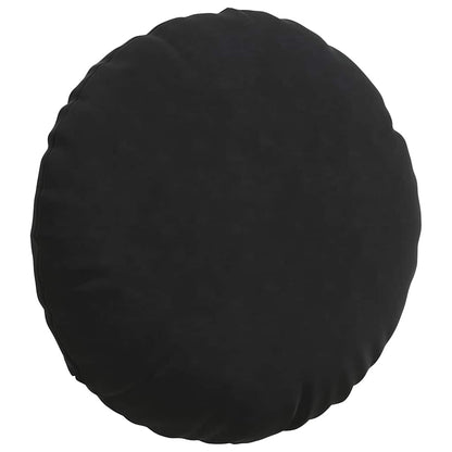 Cuscini per Seduta 2 pcs Nero Ã˜ 40 x 13 cm Velluto