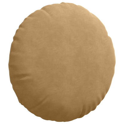 Cuscini per Seduta 2 pcs Marrone Ã˜ 40 x 13 cm Velluto