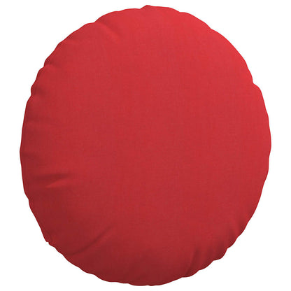 Cuscini per Seduta 2 pcs Rosso Ã˜80 x 29 cm Tessuto