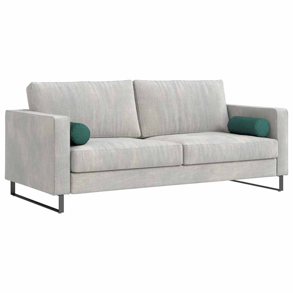 Cuscini a rullo 2 pcs Verde Scuro Ã˜ 15 x 40 cm Tessuto