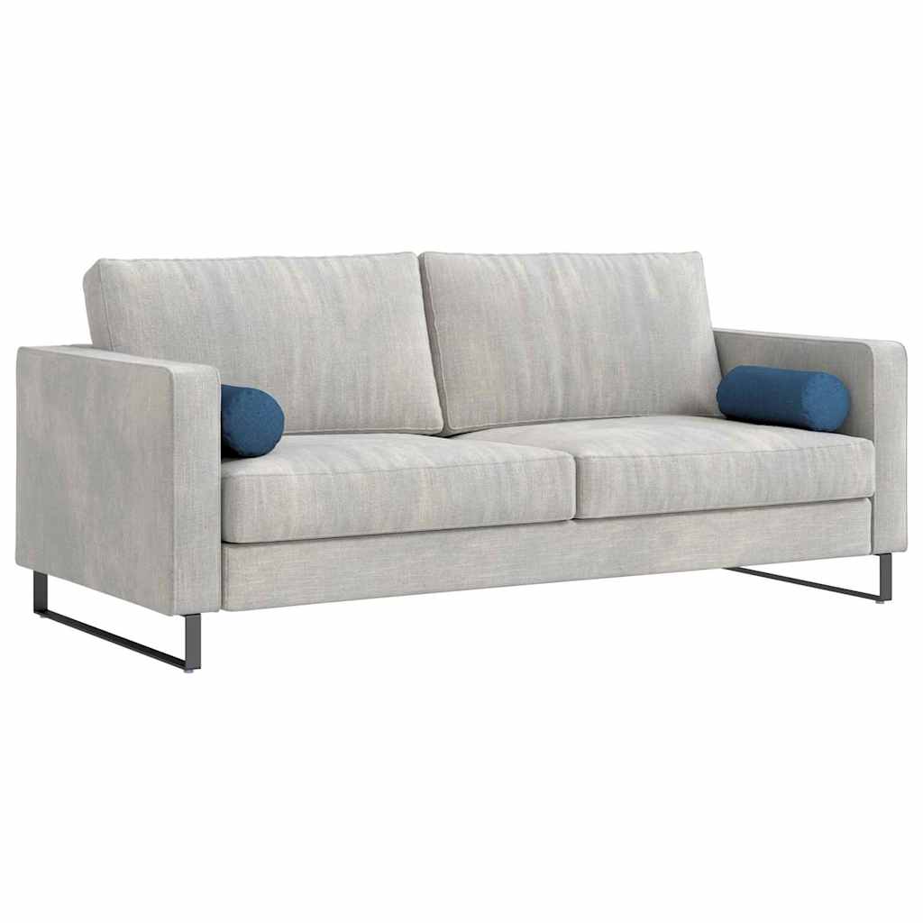Cuscini a rullo 2 pcs Blu Ã˜ 15 x 40 cm Tessuto