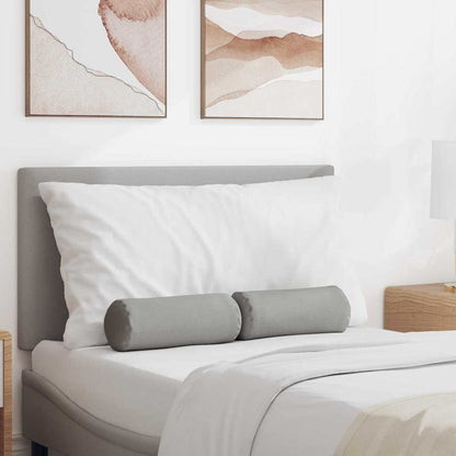 Cuscini a rullo 2 pcs Grigio Nuvola Ã˜ 15 x 40 cm Tessuto
