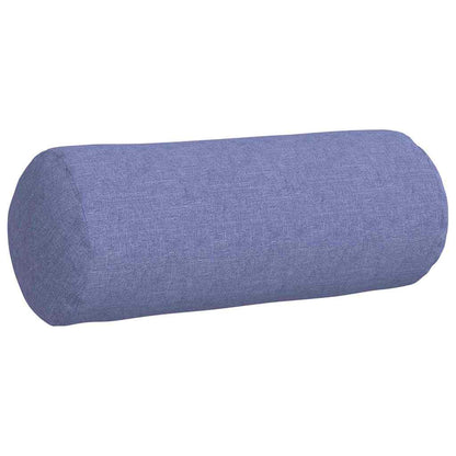 Cuscini a rullo 2 pcs Blu jeans Ã˜ 15 x 40 cm Tessuto