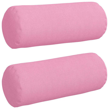 Cuscini a rullo 2 pcs Rosa Ã˜ 15 x 40 cm Tessuto