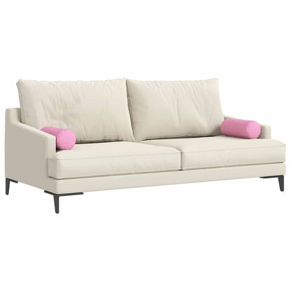 Cuscini a rullo 2 pcs Rosa Ã˜ 15 x 40 cm Tessuto