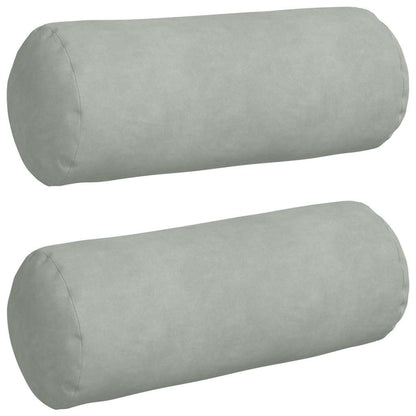 Cuscini a rullo 2 pcs Grigio chiaro Ã˜ 15 x 40 cm