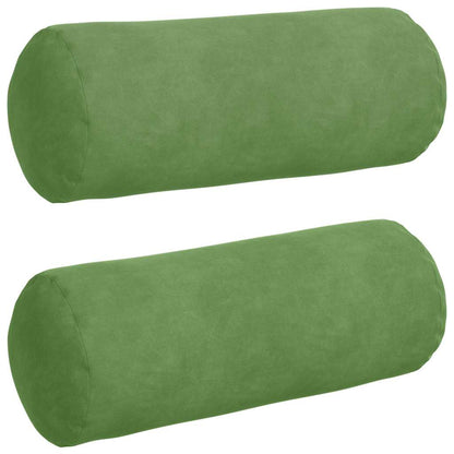 Cuscini a rullo 2 pcs Verde chiaro Ã˜ 15 x 40 cm