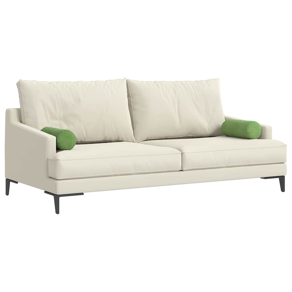 Cuscini a rullo 2 pcs Verde chiaro Ã˜ 15 x 40 cm