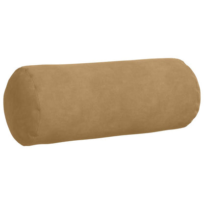 Cuscini a rullo 2 pcs Marrone Ã˜ 15 x 40 cm Tessuto in Cords
