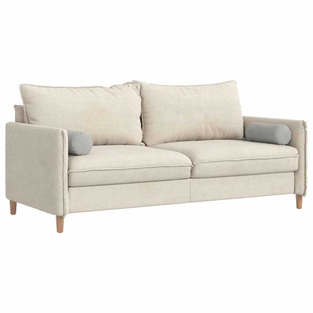 Cuscini a rullo 2 pcs Grigio chiaro Ã˜ 15 x 40 cm