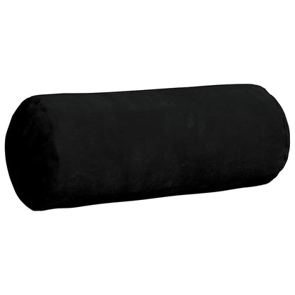 Cuscini a rullo 2 pcs Nero Ã˜ 15 x 40 cm Tessuto in Microfibra