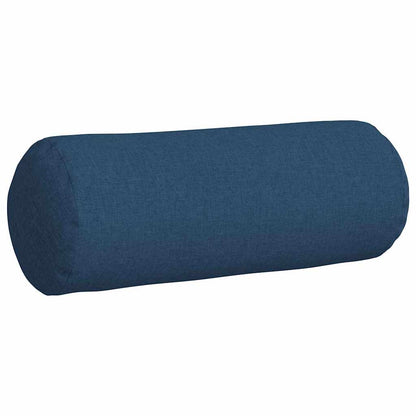 Cuscini a rullo 2 pcs Blu Ã˜ 25 x 70 cm Tessuto