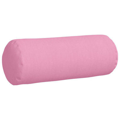 Cuscini a rullo 2 pcs Rosa Ã˜ 25 x 70 cm Tessuto