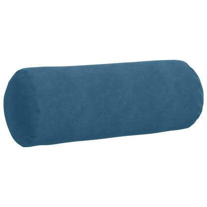 Cuscini a rullo 2 pcs Blu Ã˜ 25 x 70 cm Tessuto in Cords