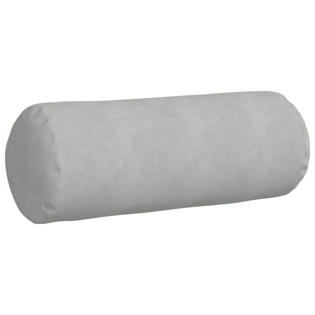 Cuscini a rullo 2 pcs Grigio chiaro Ã˜ 25 x 70 cm
