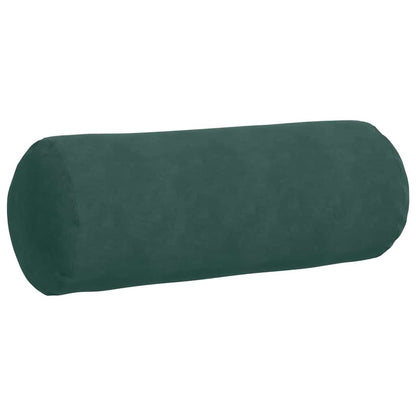 Cuscini a rullo 2 pcs Verde Scuro Ã˜ 25 x 70 cm Tessuto in Cords