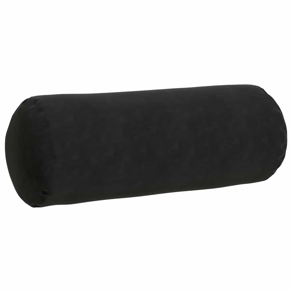 Cuscini a rullo 2 pcs Nero Ã˜ 25 x 70 cm Tessuto in Cords