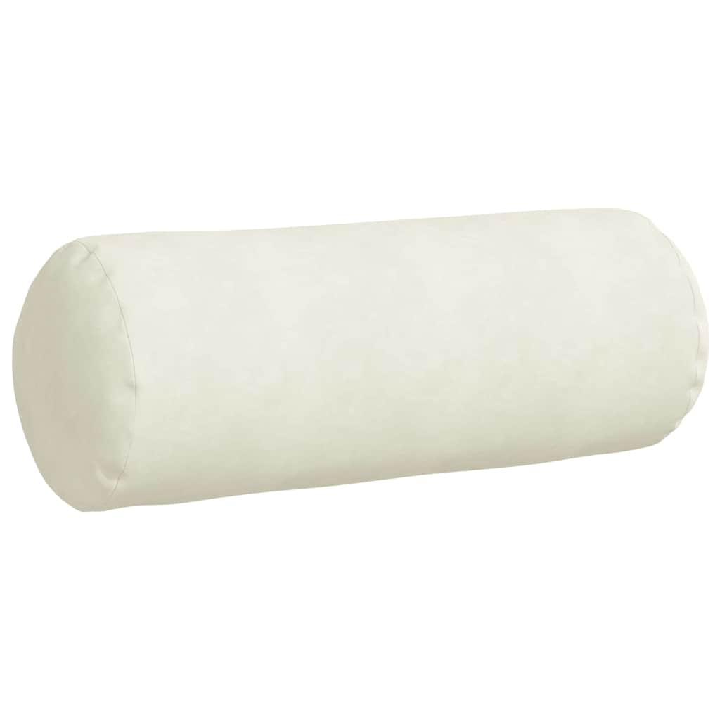 Cuscini a rullo 2 pcs Crema Ã˜ 25 x 70 cm Tessuto in Cords
