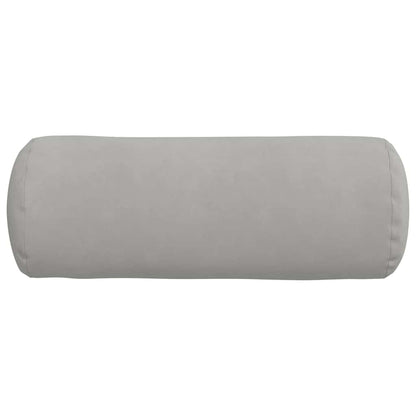 Cuscini a rullo 2 pcs Grigio chiaro Ã˜ 25 x 70 cm