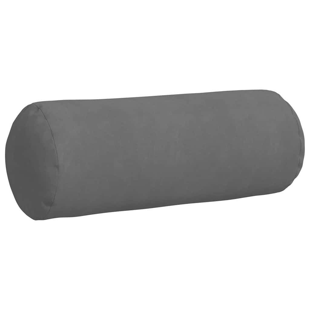 Cuscini a rullo 2 pcs Grigio scuro Ã˜ 25 x 70 cm