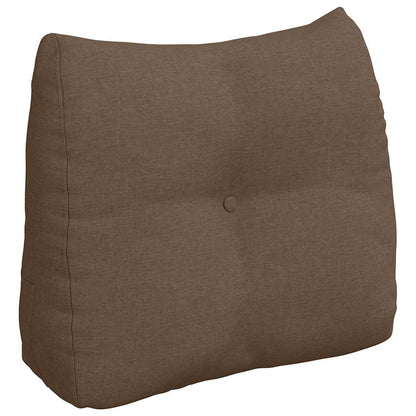 Cuscino per Schiena Marrone 60 x 24 x 50 cm Tessuto