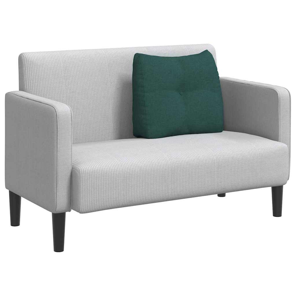 Cuscino per Schiena Verde Scuro 60 x 24 x 50 cm Tessuto