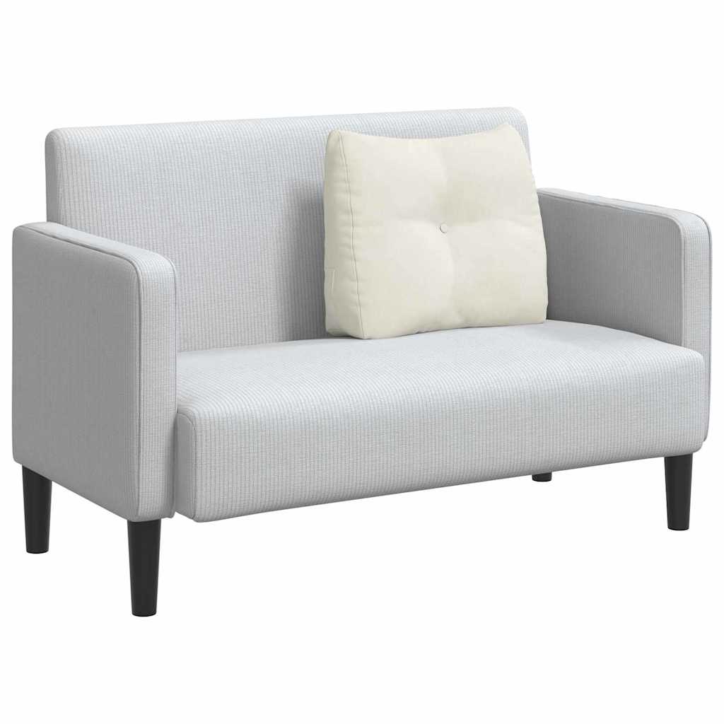 Cuscino per Schiena Crema 60 x 24 x 50 cm Velluto
