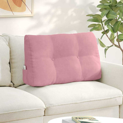 Cuscino per Schiena Rosa 80 x 24 x 50 cm Velluto