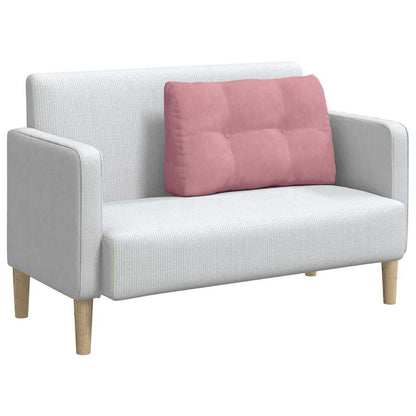 Cuscino per Schiena Rosa 80 x 24 x 50 cm Velluto