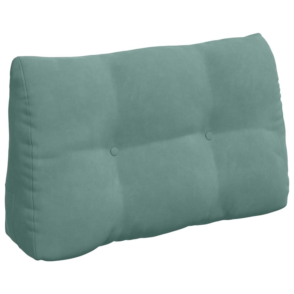Cuscino per Schiena Verde Mare 80 x 24 x 50 cm Velluto