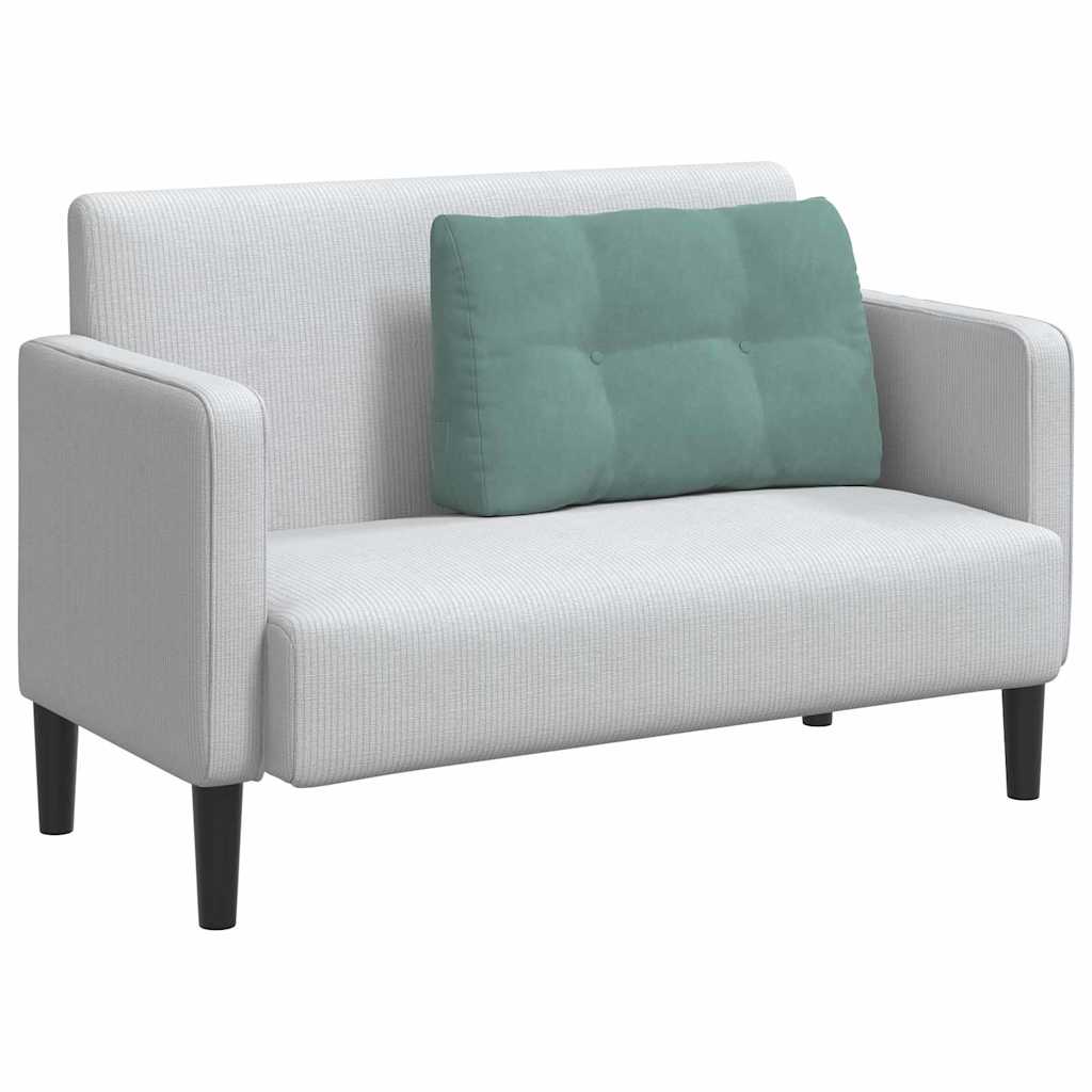 Cuscino per Schiena Verde Mare 80 x 24 x 50 cm Velluto