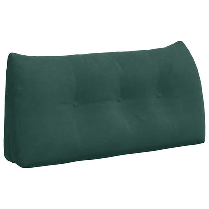 Cuscino per Schiena Verde Scuro 100 x 24 x 50 cm Velluto