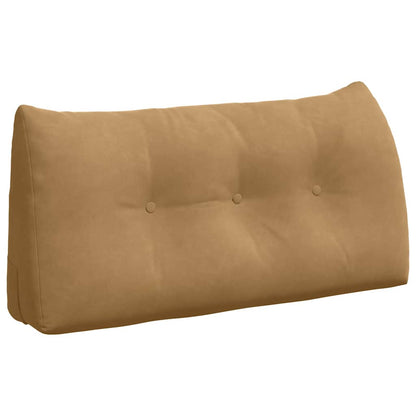 Cuscino per Schiena Marrone 100 x 24 x 50 cm Velluto