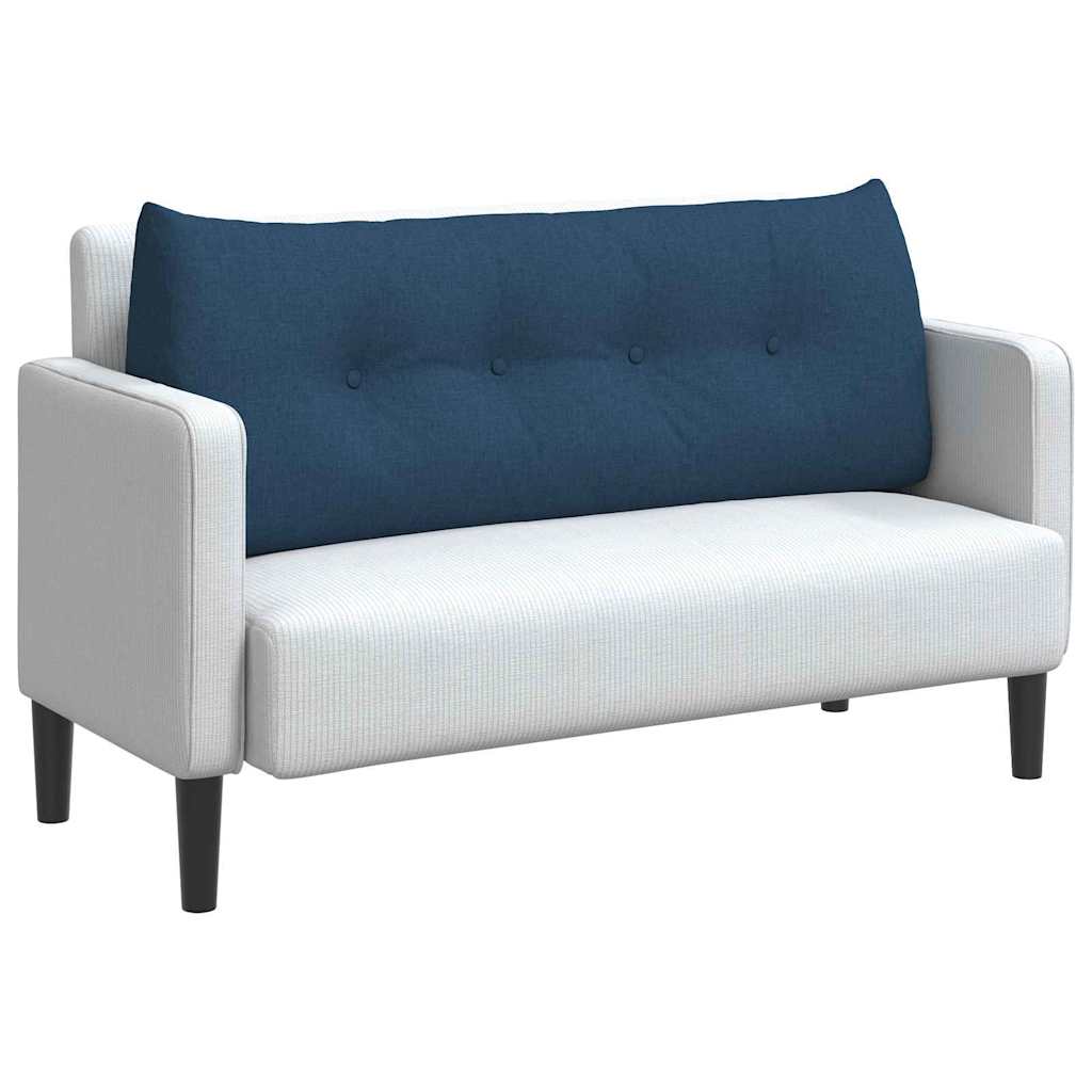 Cuscino per Schiena Blu 120 x 24 x 50 cm Tessuto