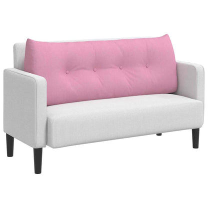 Cuscino per Schiena Rosa 120 x 24 x 50 cm Tessuto