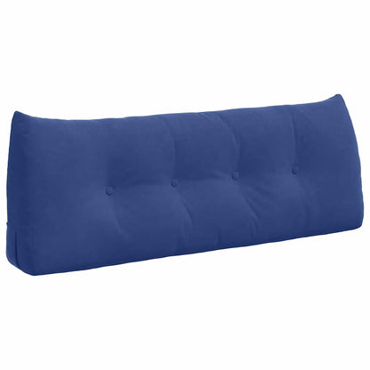 Cuscino per Schiena Blu Polizia 120 x 24 x 50 cm Velluto