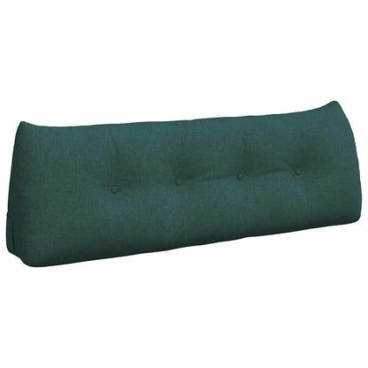 Cuscino per Schiena Verde Scuro 140 x 24 x 50 cm Tessuto