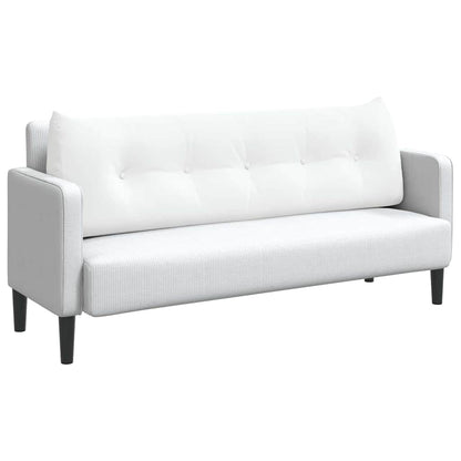 Cuscino per Schiena Bianco 160 x 24 x 50 cm Tessuto