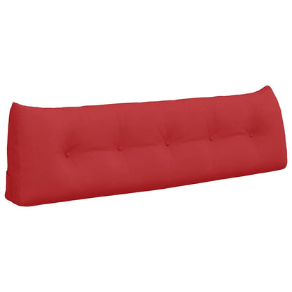 Cuscino per Schiena Rosso 160 x 24 x 50 cm Tessuto