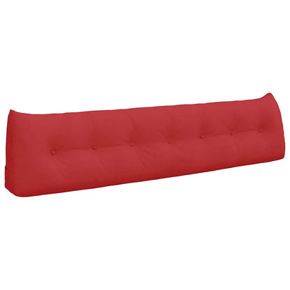 Cuscino per Schiena Rosso 200 x 24 x 50 cm Tessuto