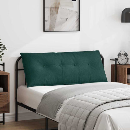 Cuscino per Schiena Verde Scuro 120 x 19 x 50 cm Tessuto