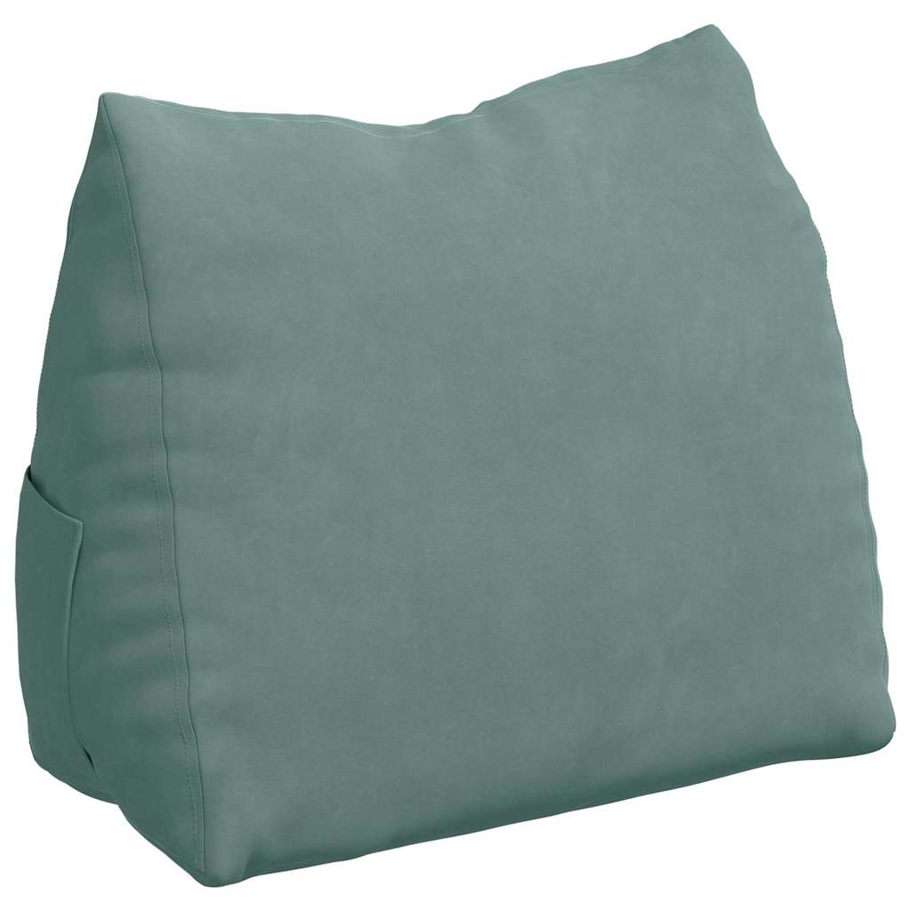 Cuscino per Schiena Verde Mare 60 x 20 x 50 cm Tessuto in Cords