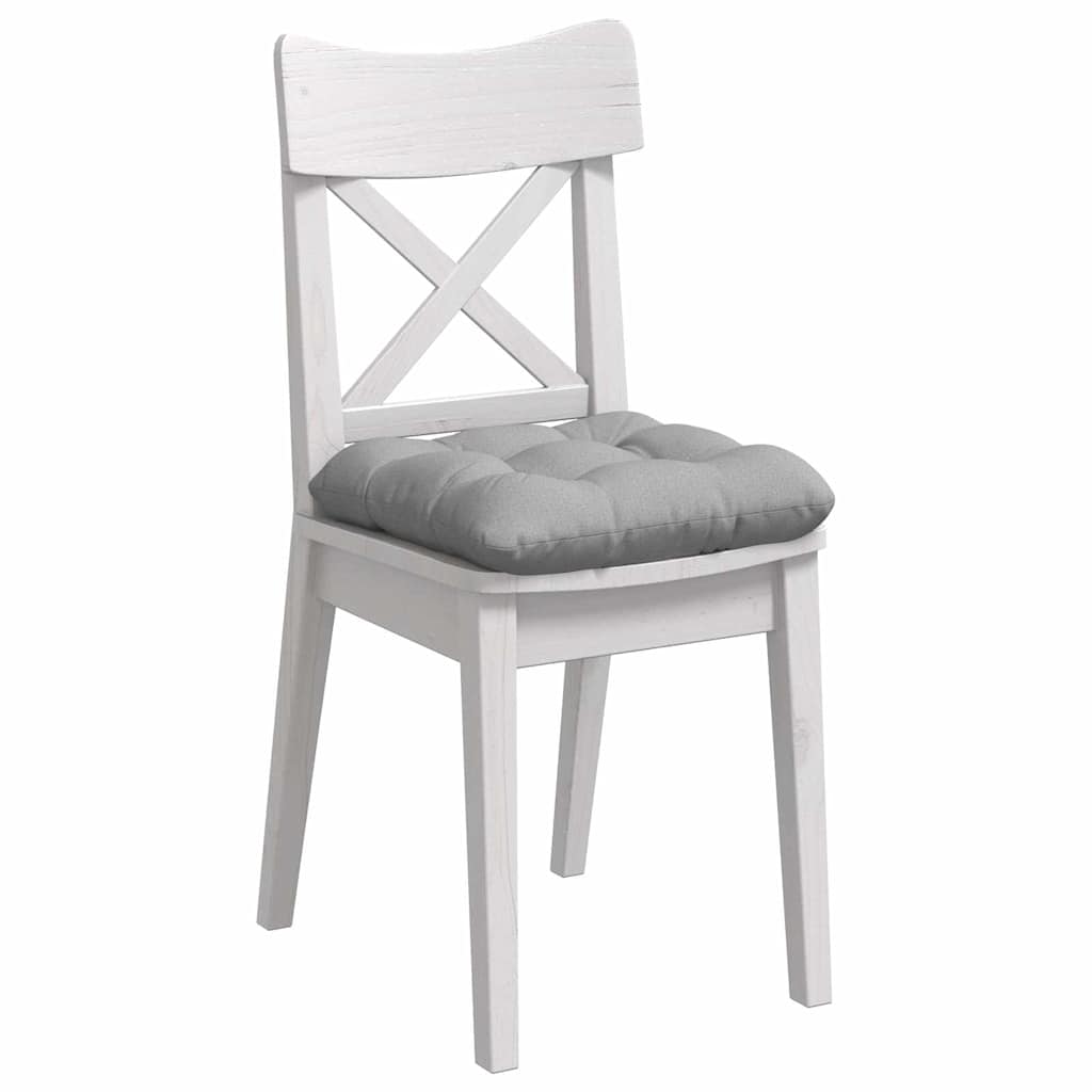 Cuscini per Seduta 4 pcs Grigio Nuvola 45 x 45 x 12 cm Tessuto