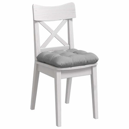 Cuscini per Seduta 4 pcs Grigio Nuvola 45 x 45 x 12 cm Tessuto