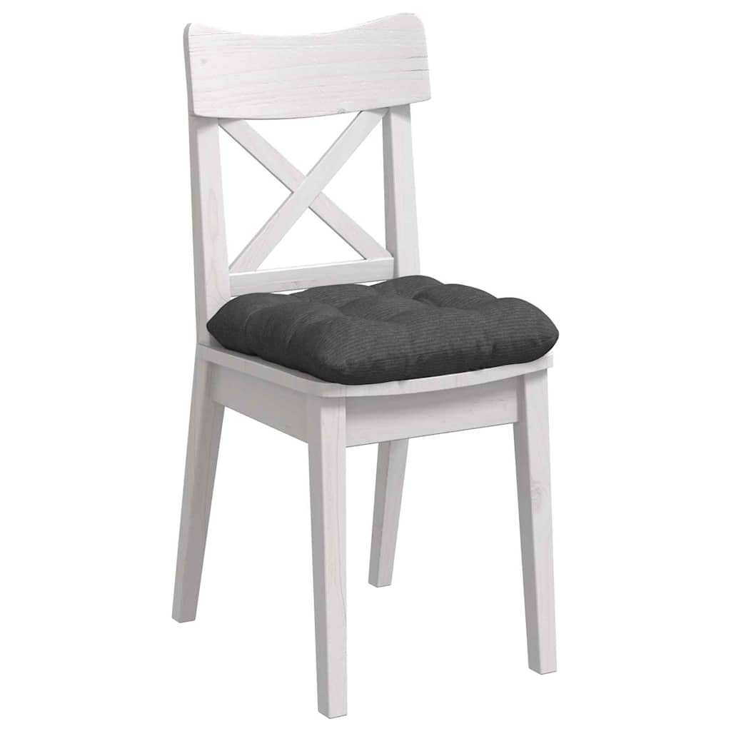 Cuscini per Seduta 4 pcs Grigio scuro 45 x 45 cm