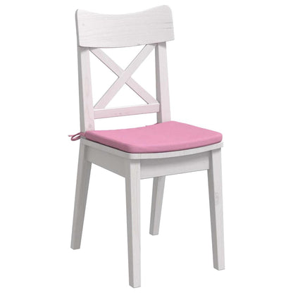 Cuscini per Seduta 4 pcs Rosa 40 x 40 x 3 cm Tessuto