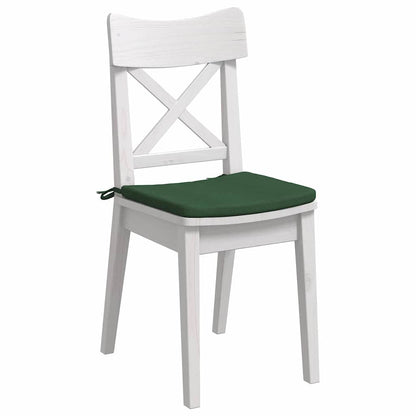 Cuscini per Seduta 4 pcs Verde Scuro 40 x 40 x 3 cm